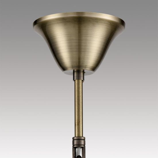 8190/8 CLASSI LN25 24 античная бронза, металл/хрусталь Люстра E14 8*40W 220V LINN