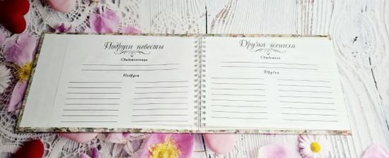 Свадебная книга пожеланий Пара Лебедей