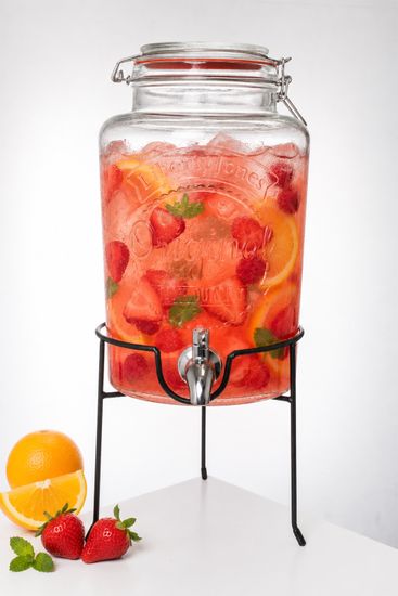 Диспенсер для напитков с подставкой maison jar, 5 л