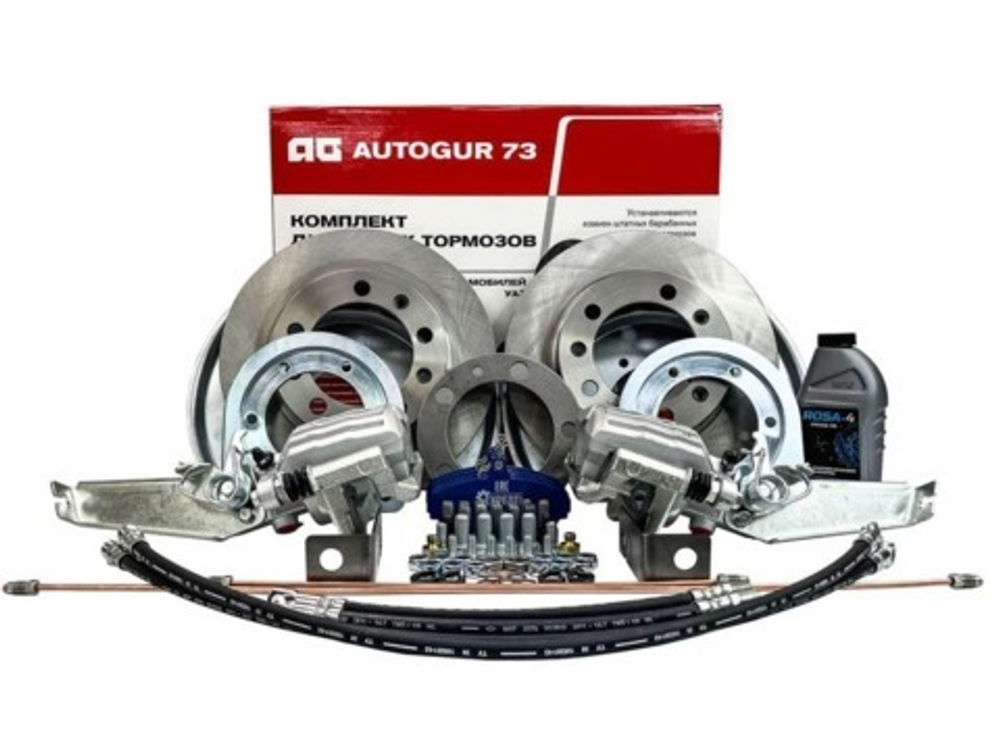 Дисковые тормоза УАЗ 3163 Патриот с 2013 года (с электронной РК) задний мост