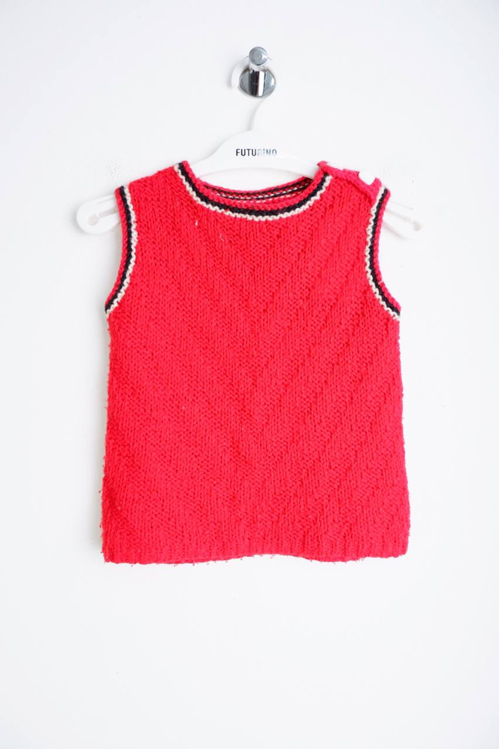 Жилетка вязаная, визуально на 5/6 лет