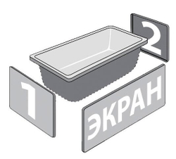 Ванна Triton Цезарь 180x80