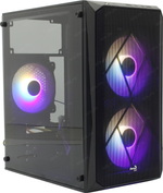 Корпус Minitower Aerocool &lt;CS-107-A-BK-v2&gt; MicroATX без БП