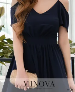 Платье 3118-темно-синий Minova