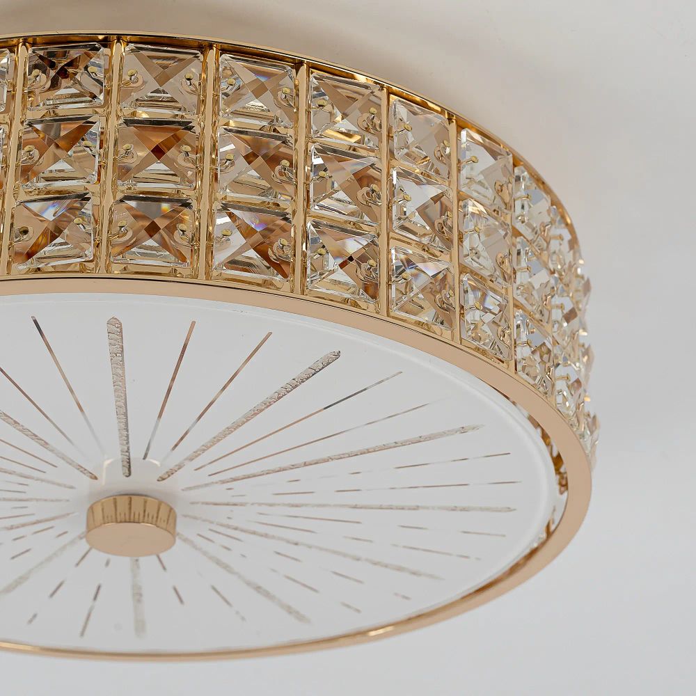 Citilux Портал CL324132 Люстра хрустальная Золото