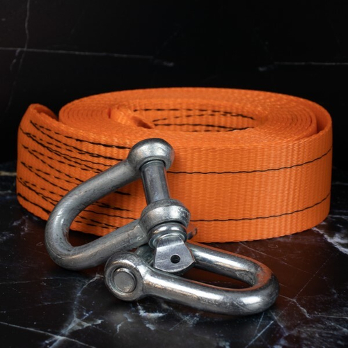 Трос буксир. (5 т) петля, усиленный крепление шаклы /4м/ (P.R.C.)