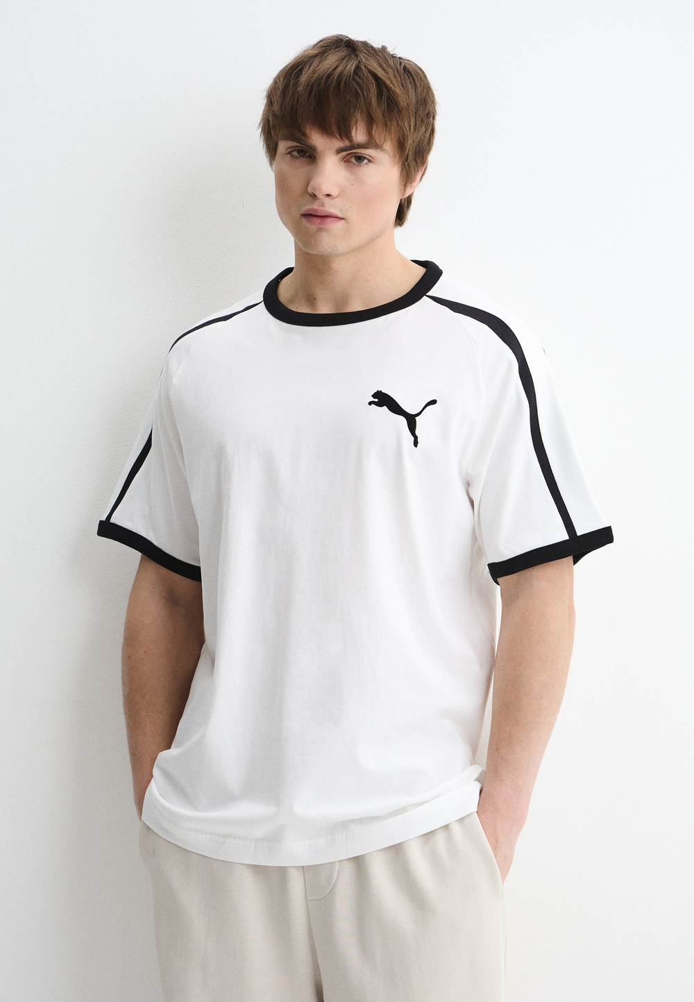 Футболка мужская PUMA T7 Big Cat Ringer Tee
