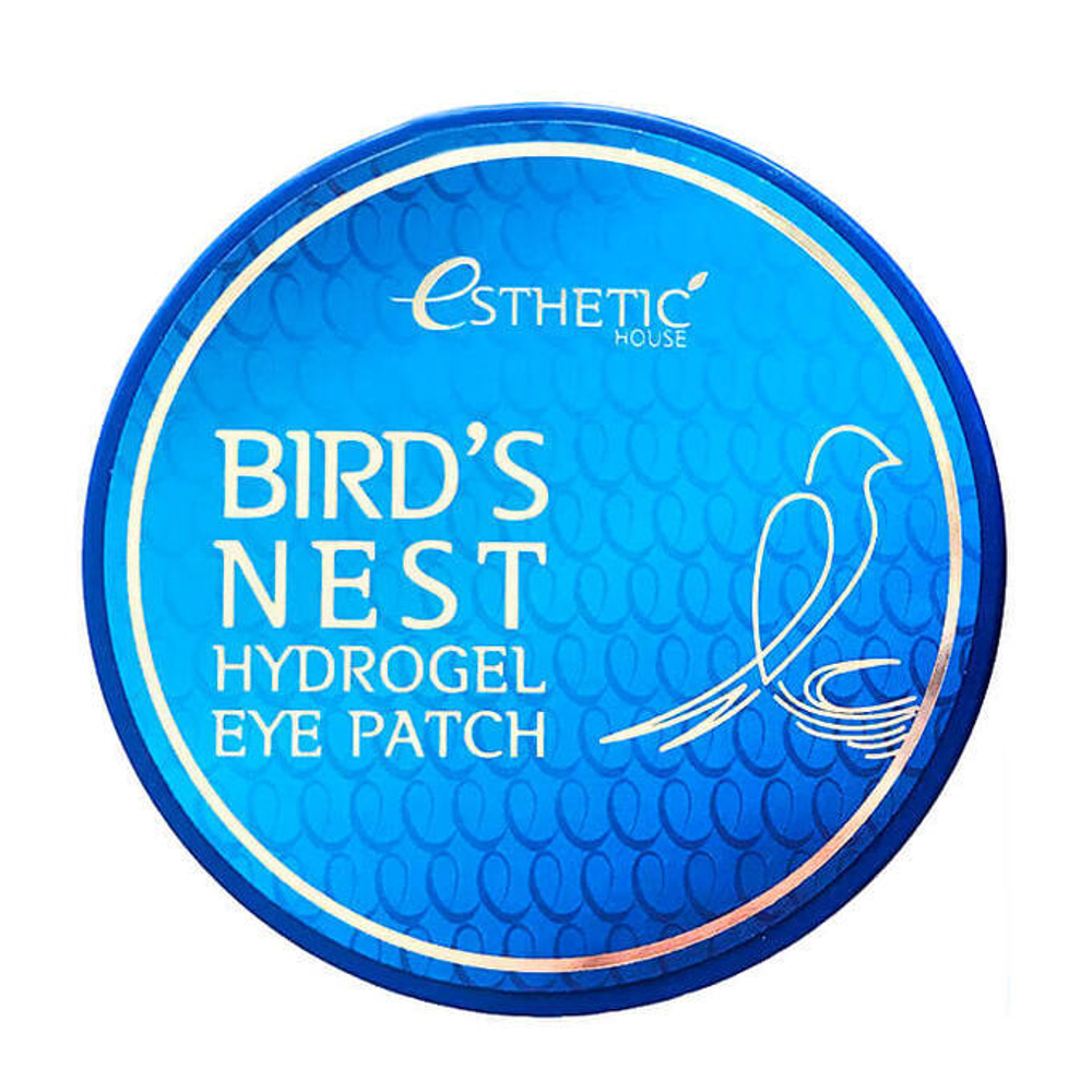 Гидрогелевые патчи с экстрактом ласточкиного гнезда ESTHETIC HOUSE Birds Nest Hydrogel Eye Patch 60 шт