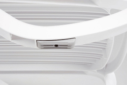 Шезлонг Nardi Eden с подлокотниками, белый