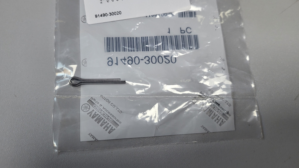 шплинт крепления гребного винта Yamaha 9,9 13,5 15 F9,9 F15 F20 914-90300-30-00