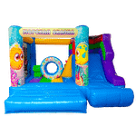 Коммерческий надувной батут «Подводный мир » 4*3,5*2,5 м