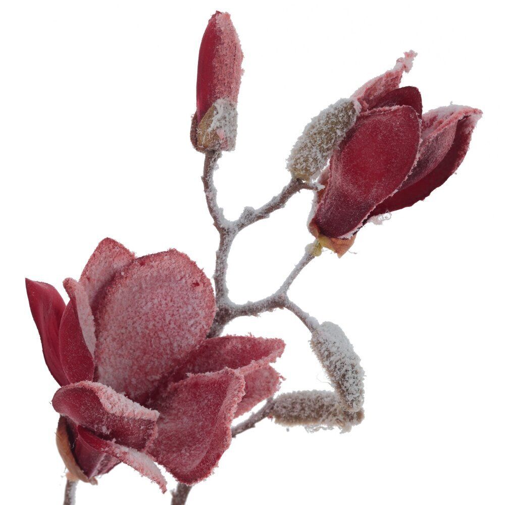 GAEM Цветок искусственный "Снежная магнолия", L28 W11 H90 см