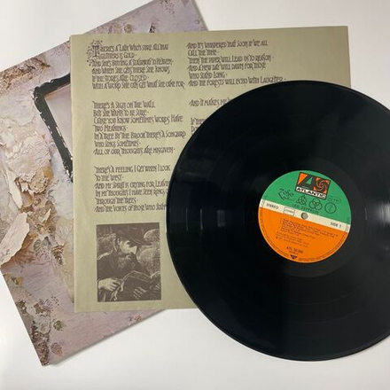 Винтажная виниловая пластинка LP Led Zeppelin IV (Германия 1976)