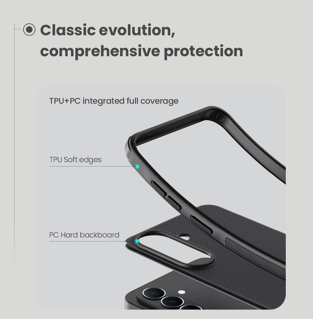 Чехол усиленный для Samsung Galaxy A37, серия Super Frosted Shield Pro от Nillkin