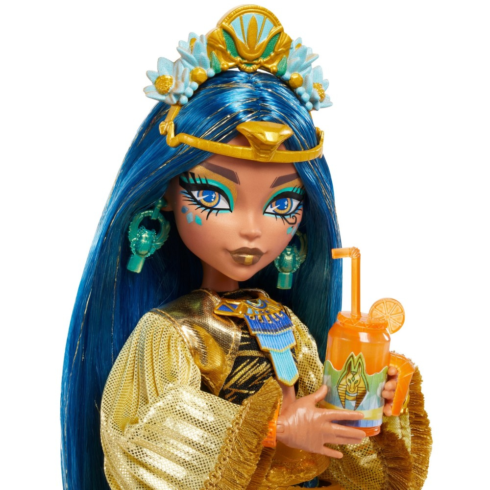 Monster High Monster Fest - Модная кукла Cleo De Nile + фестивальные аксессуары HXH81