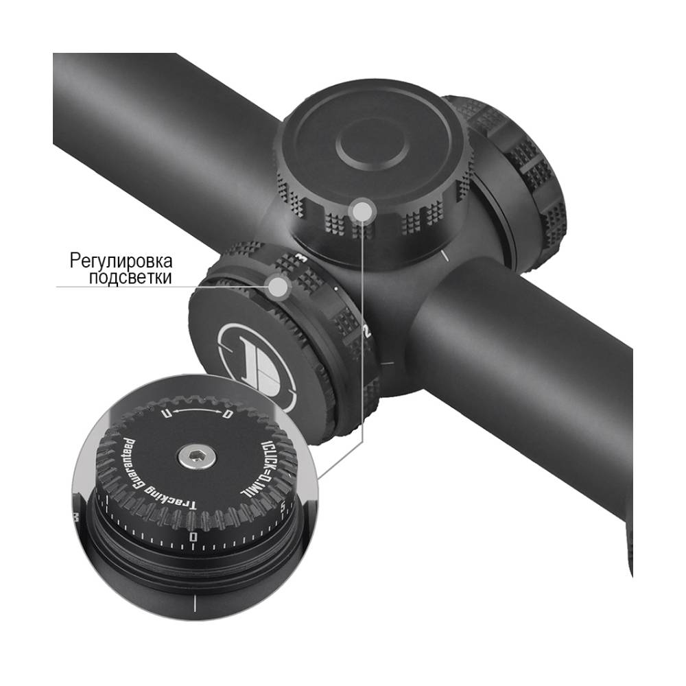 Оптичекий прицел Discovery ED-AR 1-6X24IR FFP FW30, арт: DY-EDAR 1-6X24IRFFPFW30