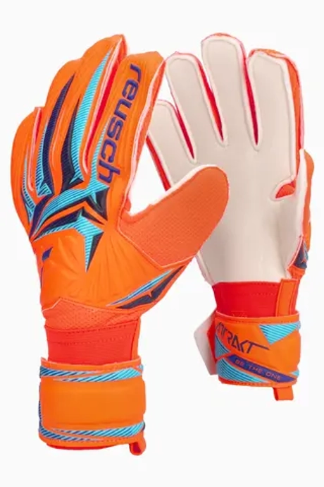 Вратарские перчатки Reusch Attrakt Solid - оранжевый