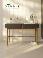 Стол компьютерный, 120х60х79, Ола, письменный, с ящиками, школьный, детский, маникюрный, графит / сосна, Dipriz