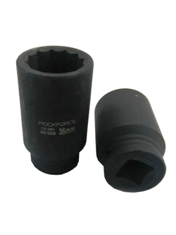 Головка ударная глубокая 36мм 3/4''12гр. RockForce##Rock FORCE RF-46810036