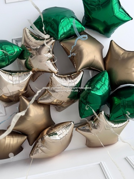 Микс звезд в зеленой гамме