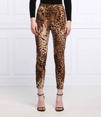 джинсы Elisabetta Franchi - коричневый(PJ26S22E2)