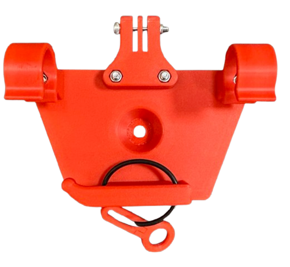 Универсальное быстросъемное крепление телеметрии на руль