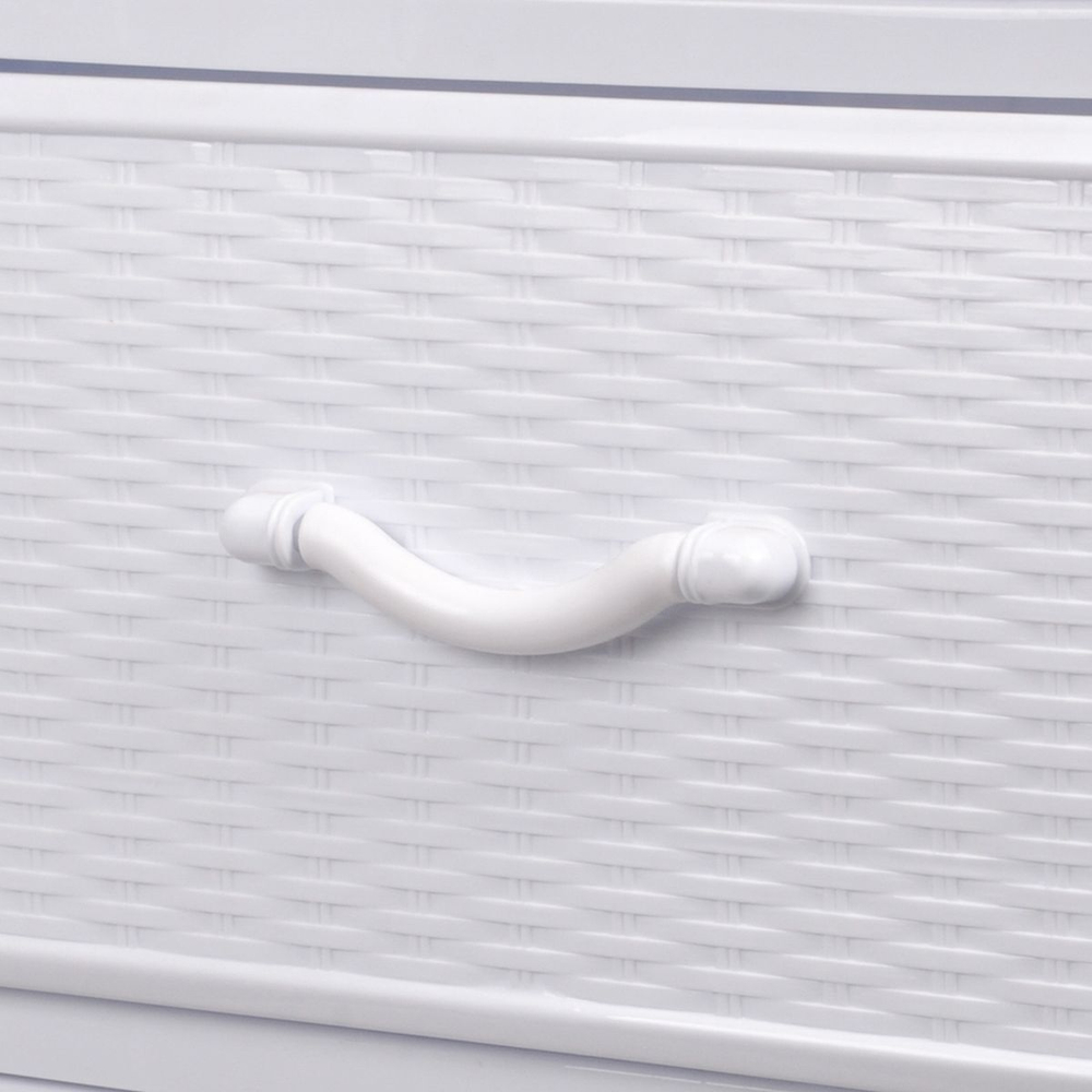 Комод 4 ящика, Дюна, 40х50х94 см, бел, 04014, Dunya Plastik