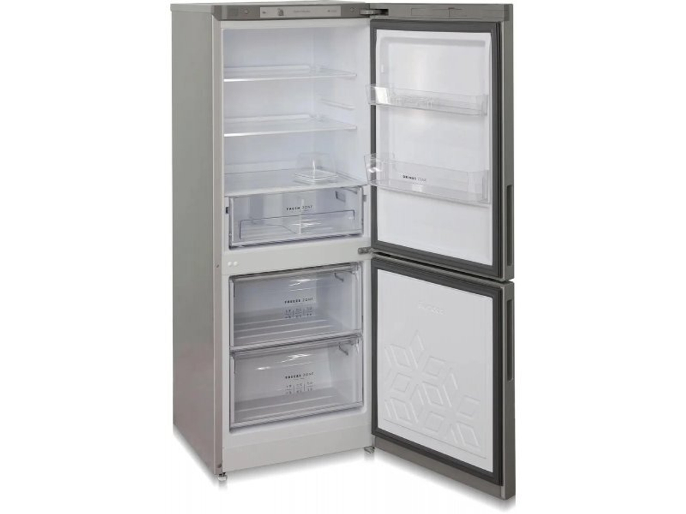 Холодильник Бирюса Б-M6041 серый металлик