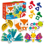 Игра настольная конструктор Fisher-Price "Maxi-болтики"