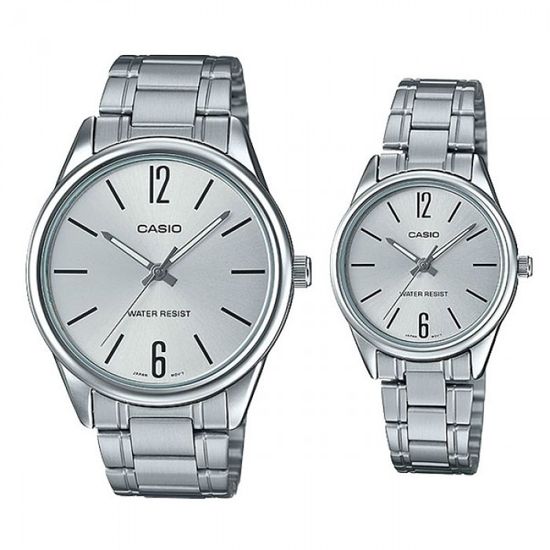 Парные часы Casio Standard: MTP-V005D-7B и LTP-V005D-7B