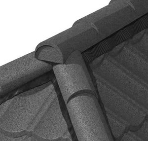 Заглушка конька полукруглого LUXARD,  R 74мм.