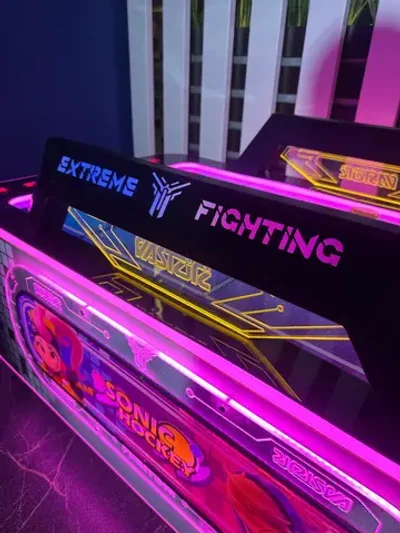 Аэрохоккей мини «Neon Blaster Kids»