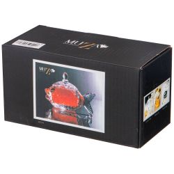 ИКОРНИЦА С ЛОЖКОЙ "РЫБКА" 110 МЛ. 15,5*7,5 СМ ВЫСОТА=10 СМ. КОЛЛЕКЦИЯ "MUZA" (КОР=24ШТ.)