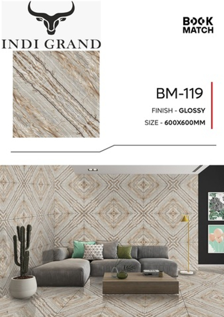 Керамогранит Book Match BM-119 60х60