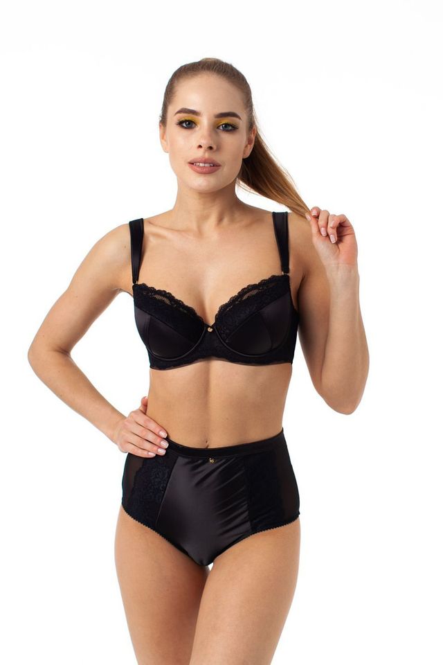 Бюстгальтер на поролоне Opium черный