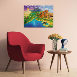 Ravensburger / Пазл Мир Minecraft/ 1500 элементов/ 004332