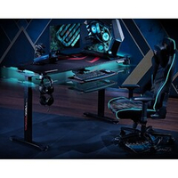 Стол для для компьютера c электрической регулировкой по высоте и RGB-подсветкой EUREKA ERK-EGD-S62B (ERK-EGD-S62B-V1)