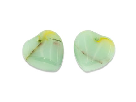 Подвеска "Сердце" 21мм, стекло