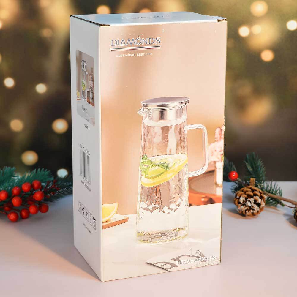 Кувшин с крышкой 1,5л, h24,2см, d10,5см, GPH-005