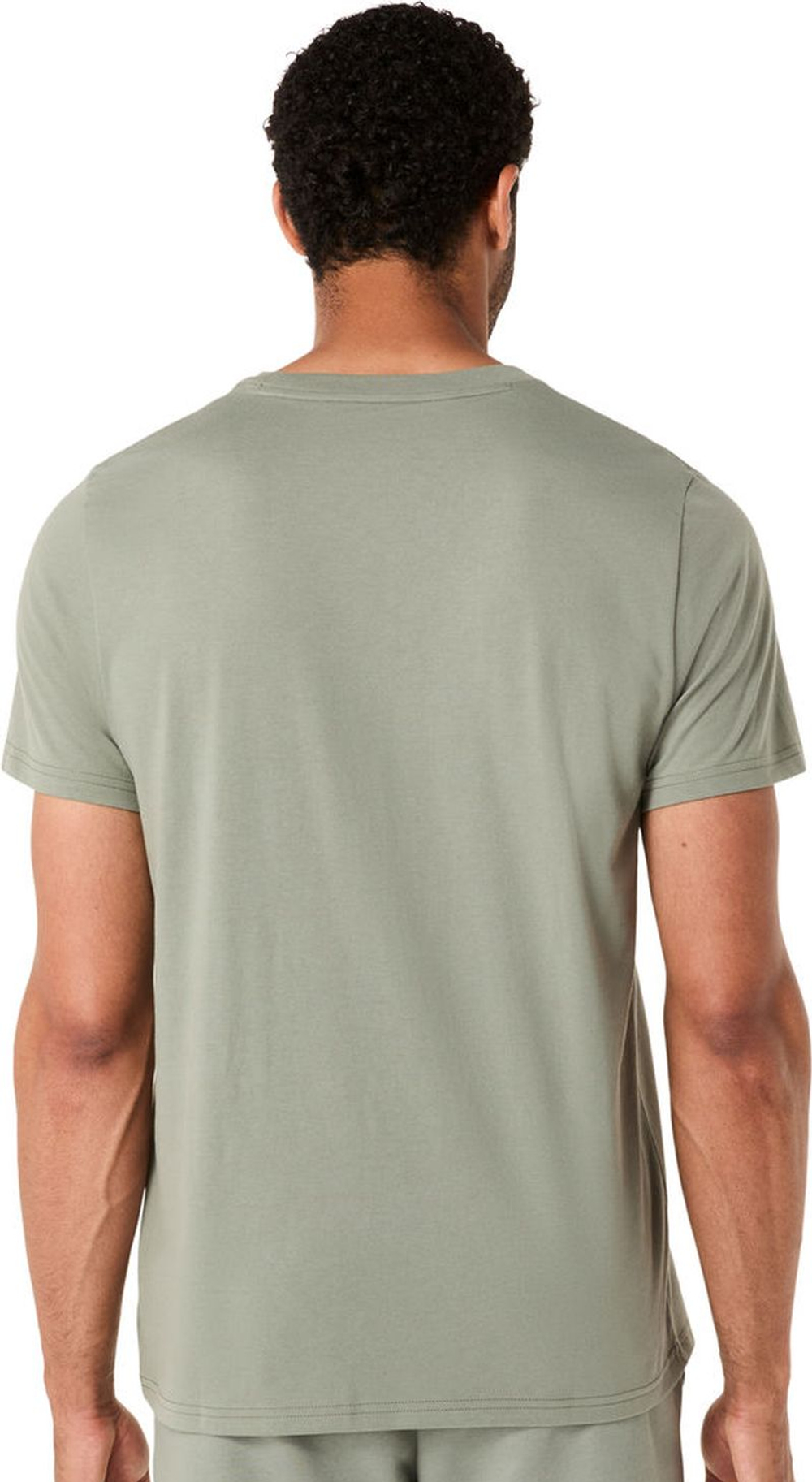 Мужская теннисная футболка Asics Spiral Embroidery - lichen green