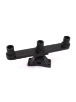 Опора на леер для 3-х держателей удочки