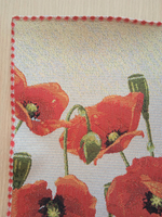 Гобеленовая столешница Маки 39х89