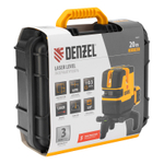 Лазерный уровень LX 05 Red, 20 м, 635 нм, аккумулятор Li 5200 mAh, резьба 5/8" Denzel