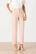 31150 Джинсы женские (пудровый)