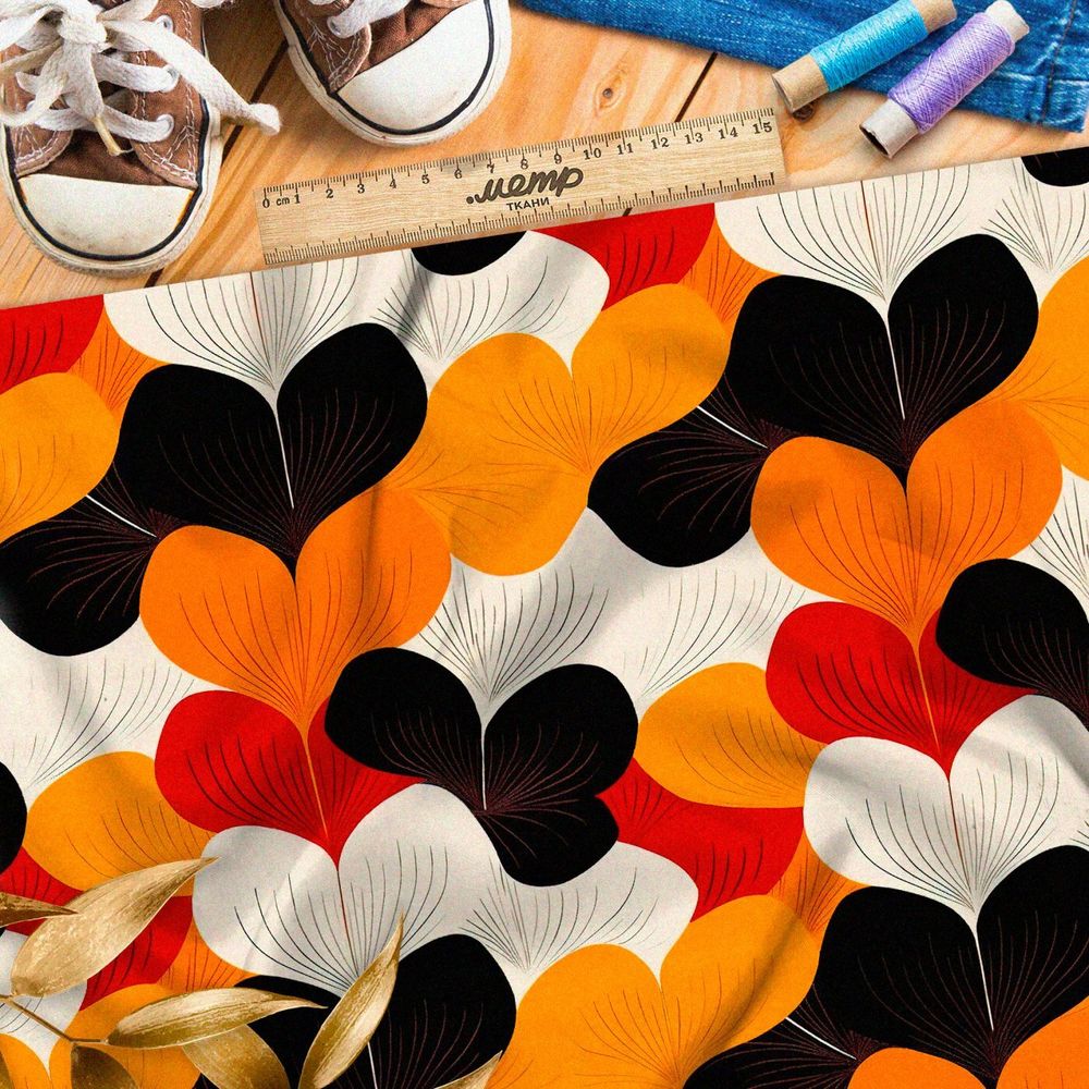 Ткань премиум мембрана фантазийный взгляд