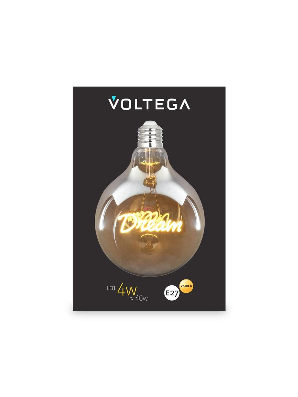 Лампа светодиодная Loft Led G125 4Вт 2500К E27 Voltega 8552