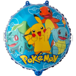 Фольгированная фигура, круг, Аниме персонаж желтый и друзья,18"/46СМ