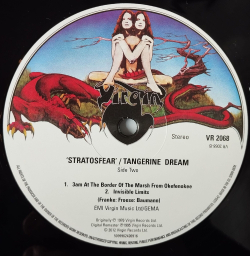 Винтажная виниловая пластинка LP Tangerine Dream Stratosfear (EU 2012)