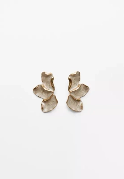 STRADIVARIUS Серьги-веера, золотой