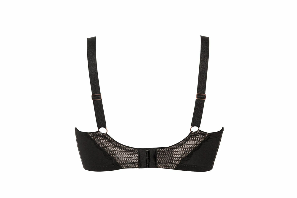 Черный бюстгальтер Chita на каркасах с чашками на тонком поролоне (Размер: 70I) (Цвет: черный)